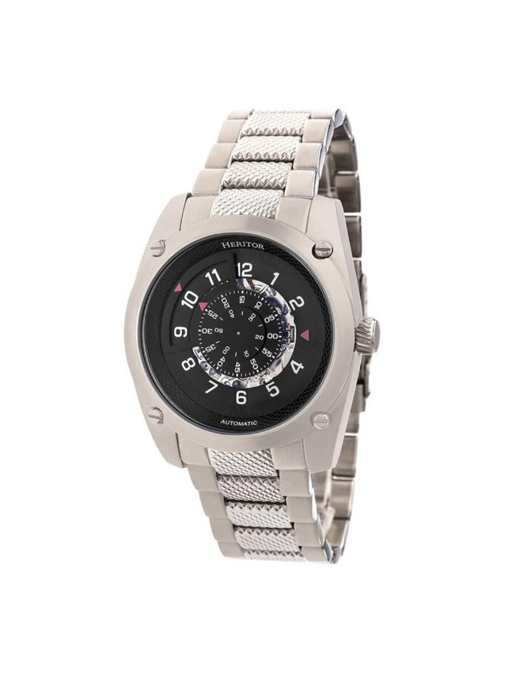 NWT Heritor Daniels Automatic Black Dial Men's Watch